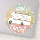 Zoek naar happy camper stickers Gelukkige kamper
