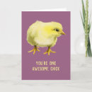 Zoek naar grappige kip kaarten Voor haar
