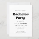 Zoek naar vintage vrijgezellenfeest uitnodigingen Bachelor