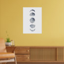 Zoek naar fasen van de maan posters Modern