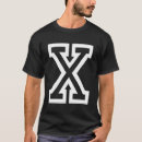 Zoek naar x groot tshirts Letter