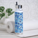 Zoek naar pauw veren waterflessen Blauw