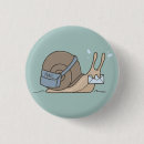 Zoek naar slak buttons Schattig