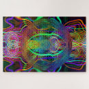 Zoek naar neon kleuren puzzels Psychedelisch