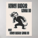 Zoek naar honey badger kunst Grappig