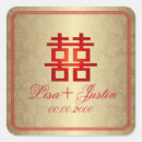 Zoek naar chinees karakter stickers Rood