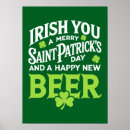 Zoek naar grappige bier posters Shamrock