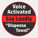 Zoek naar handdoek stickers Papier