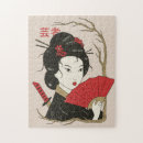 Zoek naar geisha puzzels Kimono