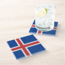 Zoek naar ijsland onderzetters Vlag
