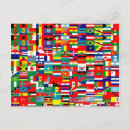 Zoek naar vlaggen van de wereld briefkaarten Nationaal