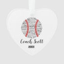 Zoek naar kerstmis honkbal ornamenten Coach