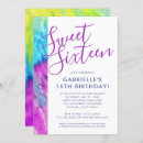 Zoek naar tie dye uitnodigingen Modern