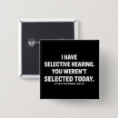 Zoek naar gehoor buttons Humor