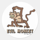 Zoek naar grappige apen stickers Cartoon