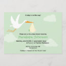 Zoek naar stork babyshower uitnodigingen Modern baby shower