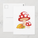 Zoek naar paddestoelen briefkaarten Herfst
