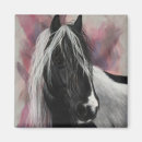 Zoek naar paard magneten Zwart wit