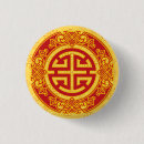 Zoek naar chinees symbool buttons Geluk