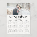 Zoek naar achttien briefkaarten Typografie