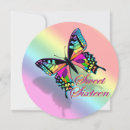 Zoek naar regenboog vlinder uitnodigingen Kleurrijk