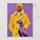 Zoek naar regenjas briefkaarten Hond
