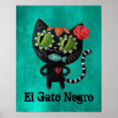 Zoek naar mexicaanse kat posters Dia de los muertos