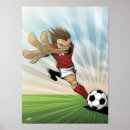 Zoek naar voetbal cartoon posters Sport