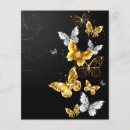 Zoek naar vlinders flyers Zwart