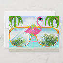 Zoek naar grappige flamingo uitnodigingen Poolpartij