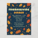 Zoek naar oranje bladeren briefkaarten Thanksgiving