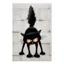 Zoek naar cartoon zwarte kat posters Huisdieren