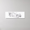 Zoek naar brandweerauto kunst Vintage
