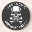 Zoek naar schedel onderzetters Voor hem