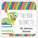 Zoek naar boekenwurm stickers Leraar