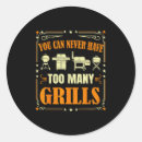 Zoek naar grappige barbecue stickers Vintage