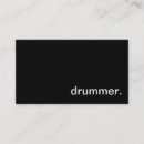 Zoek naar drummer visitekaartjes Eenvoudig