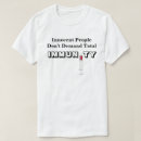 Zoek naar onschuldig tshirts Elk persoon