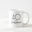 Zoek naar 40th birthday mokken Zwart