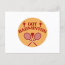 Zoek naar badminton briefkaarten Sport