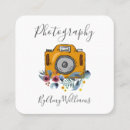 Zoek naar vintage fotograaf visitekaartjes Camera