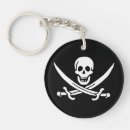 Zoek naar pirate sleutelhangers Jolly roger