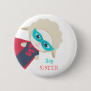 Zoek naar mijn zus buttons Meisje