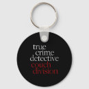 Zoek naar misdaad sleutelhangers Detective