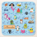 Zoek naar ontwerper onderzetters Blauw