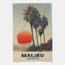 Zoek naar vintage reis keuken handdoeken Californië