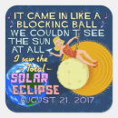 Zoek naar verduistering stickers Totale zonneclips