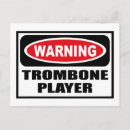 Zoek naar trombone briefkaarten Waarschuwingsbord