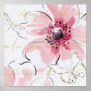 Zoek naar gouden vlinder posters Roze