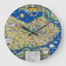 Zoek naar cartografie klokken Vintage